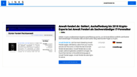 What Anwalt-fenderl.de website looked like in 2023 (1 year ago)