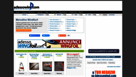 What Adessowind.com website looked like in 2023 (1 year ago)
