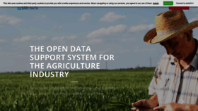 What Agriopendata.it website looked like in 2023 (1 year ago)