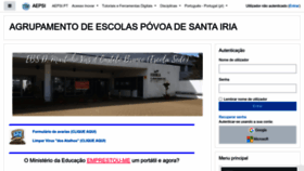 What Aepovoasantairia.ccems.pt website looked like in 2023 (1 year ago)