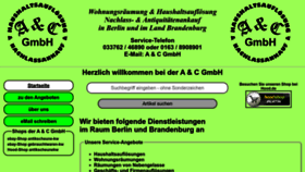 What Antikes2000.de website looked like in 2023 (1 year ago)