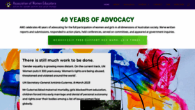 What Awe.org.au website looked like in 2023 (1 year ago)