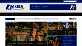 What Akeza.net website looked like in 2023 (1 year ago)