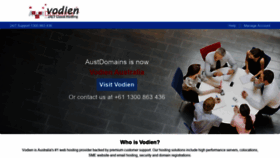 What Austdomains.com.au website looked like in 2023 (2 years ago)