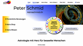 What Astroschmid.ch website looked like in 2023 (1 year ago)