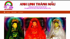 What Anhlinhthanhmau.vn website looked like in 2023 (1 year ago)