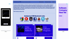 What Awebproxy.com website looked like in 2023 (1 year ago)