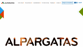 What Alpargatas.com.br website looked like in 2023 (1 year ago)
