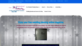 What A-weddingday.com website looked like in 2023 (1 year ago)