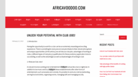 What Africavoodoo.com website looked like in 2023 (1 year ago)