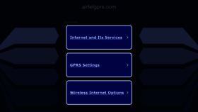 What Airtelgprs.com website looked like in 2023 (1 year ago)