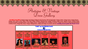 What Antiquedress.com website looked like in 2023 (1 year ago)