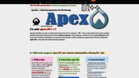 What Apexdc.ro website looked like in 2023 (1 year ago)