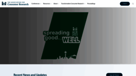 What Acrwebsite.org website looked like in 2023 (1 year ago)