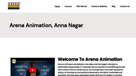 What Arenaannanagar.com website looked like in 2023 (1 year ago)