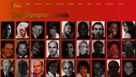 What Artoftheolympians.org website looked like in 2023 (1 year ago)