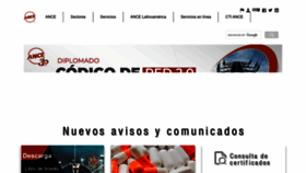 What Ance.org.mx website looked like in 2023 (1 year ago)