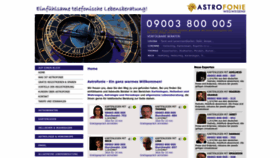 What Astrofonie.de website looked like in 2023 (1 year ago)