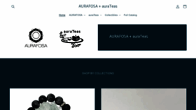 What Aurateas.com website looked like in 2023 (1 year ago)