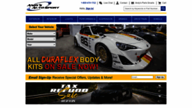 What Autosportz.com website looked like in 2023 (1 year ago)