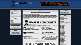 What Adnade.net website looked like in 2023 (2 years ago)