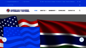 What Amchamgambia.com website looked like in 2023 (1 year ago)