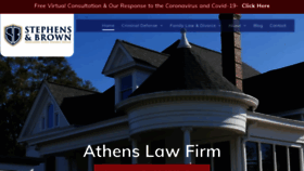 What Athens-lawfirm.com website looked like in 2023 (1 year ago)