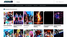 What Animeid.live website looked like in 2023 (1 year ago)