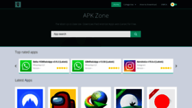What Apkzone.net website looked like in 2023 (1 year ago)