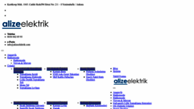 What Alizeelektrik.com website looked like in 2023 (1 year ago)