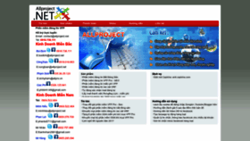 What Allproject.net website looked like in 2023 (1 year ago)