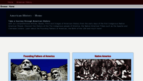 What American-history.net website looked like in 2023 (1 year ago)