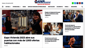 What Anpanama.com website looked like in 2023 (1 year ago)