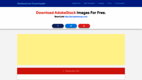 What Adobestock-downloader.beatsnoop.com website looked like in 2023 (1 year ago)