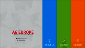 What A6europe.com website looked like in 2023 (1 year ago)