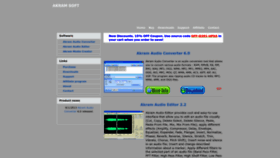What Akramsoft.net website looked like in 2023 (1 year ago)