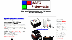 What Aseq-instruments.com website looked like in 2023 (1 year ago)