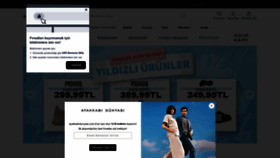 What Ayakkabidunyasi.com.tr website looked like in 2023 (1 year ago)