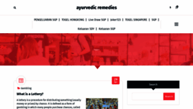 What Ayurvedic-remedies.org website looked like in 2023 (1 year ago)