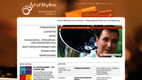 What Artofrhythm.ch website looked like in 2023 (1 year ago)