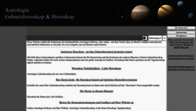 What Astral-horoskop.com website looked like in 2023 (1 year ago)