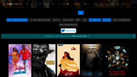 What Allmovieshub.party website looked like in 2023 (This year)