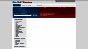What Adroitdirectory.com website looked like in 2023 (1 year ago)