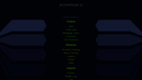 What Animefreak.tv website looked like in 2023 (This year)