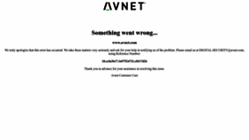 What Avnet.com website looked like in 2023 (1 year ago)