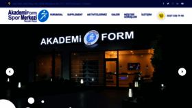 What Akademiform.net website looked like in 2023 (This year)
