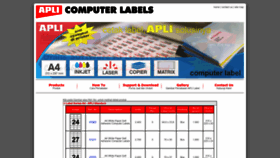 What Aplionline.com website looked like in 2023 (This year)