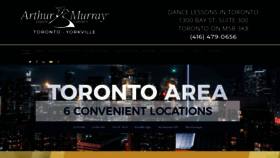 What Arthurmurraytoronto.com website looked like in 2023 (This year)
