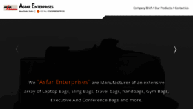 What Asfarbags.com website looked like in 2023 (1 year ago)