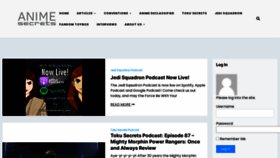What Animesecrets.org website looked like in 2023 (2 years ago)